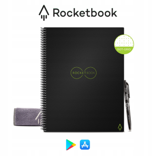 Notebook A5 Rocketbook čierny